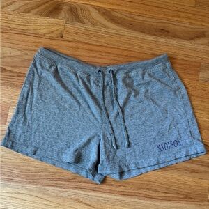 Grey JMU Cotton Shorts size Large
